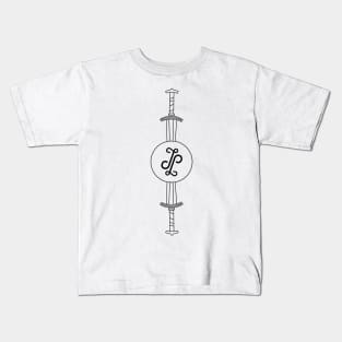 JL sword design Kids T-Shirt